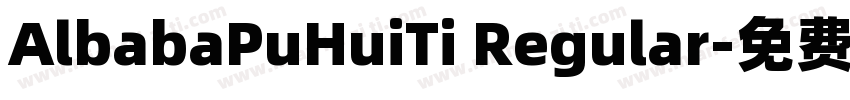 AlbabaPuHuiTi Regular字体转换